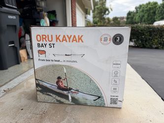 Oru Kayak Bay ST Folding Kayak with accessories