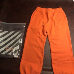 Off White Orange Joggers 