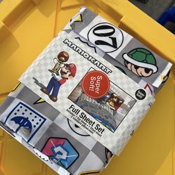 Mario Bros Sheets Full Size Brand New 