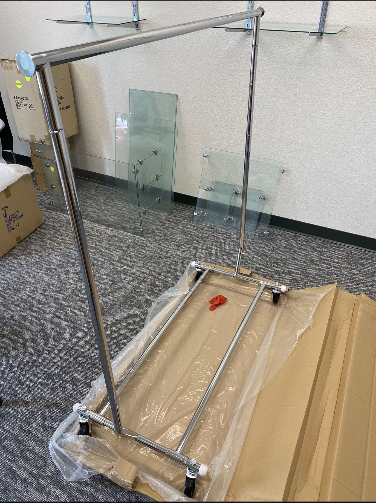 Rolling Rack For Clothing - New In Box