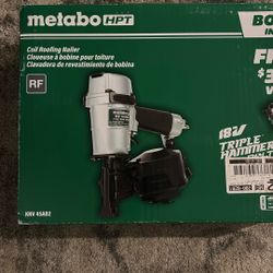 Metabo Coil Roofing Nailer 1 3/4 Nails 