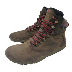 VIVOBAREFOOT Mens 'Tracker II FG' Bracken EU 43/US 10 Leather Hiking Boots $240