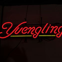 Yuengling neon bar sign (red and green)