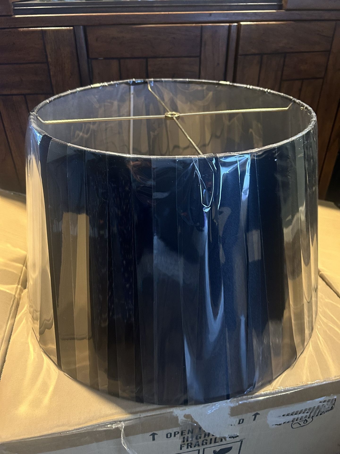 Royal Design Drum Lamp Shade - Black