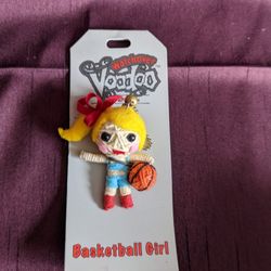 Voodoo Watchover Doll Basketball Girl Hand Made 