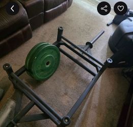 trap bar with 2 (25 lb) plates