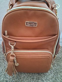 Itzy Ritzy Cognac Diaper Bag