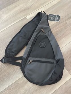 Veloci Sling Bag grey and black design