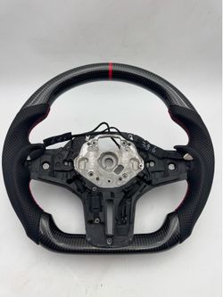 Real Carbon Fiber Sport Steering Wheel Fit BMW G30 540i X7 G05 X5 X6 M5 M8