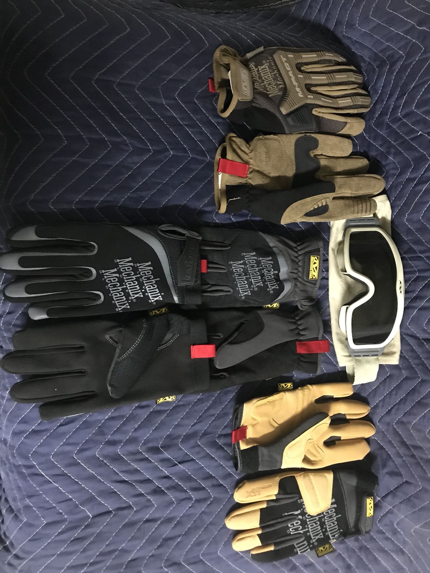 Mechanix impact gloves (green) 20$, (yellow) 20$, (black)15$ or all of them for 60$