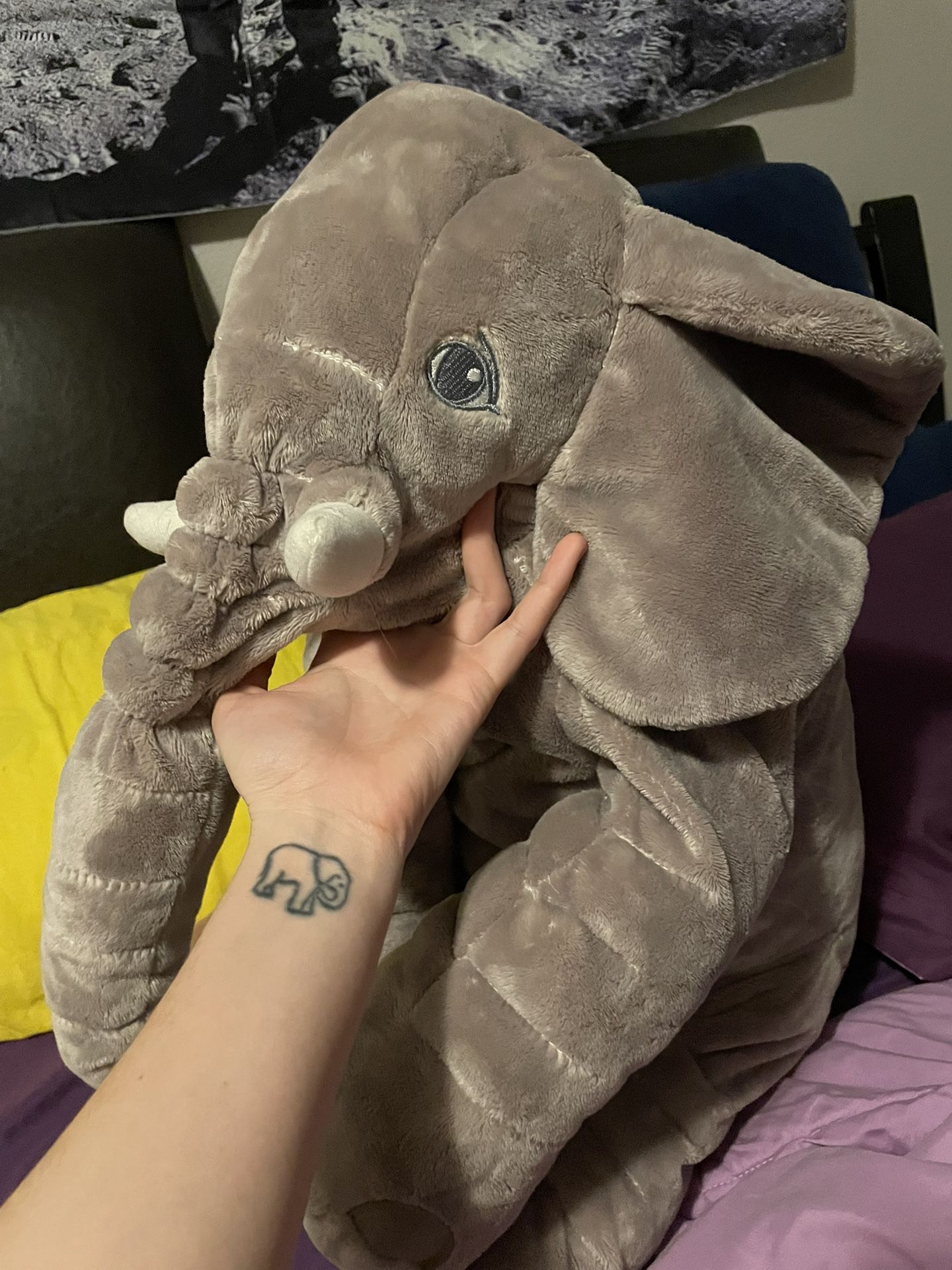 Giant Stuffed Elephant  