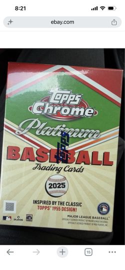 2025 topps chrome platinum Baseball blaster