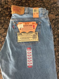 Vintage Levi’s 501 Jeans 42x30 Made in USA Deadstock w/ Original Tags