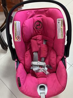 Infant Cybex car seat - hot pink