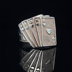 14Kt Yellow Gold Royal Flash Ring 5.30g Size 7 185693