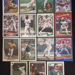 Dennis Eckersley HOF Baseball Player Card Bundle 1989 to 1992