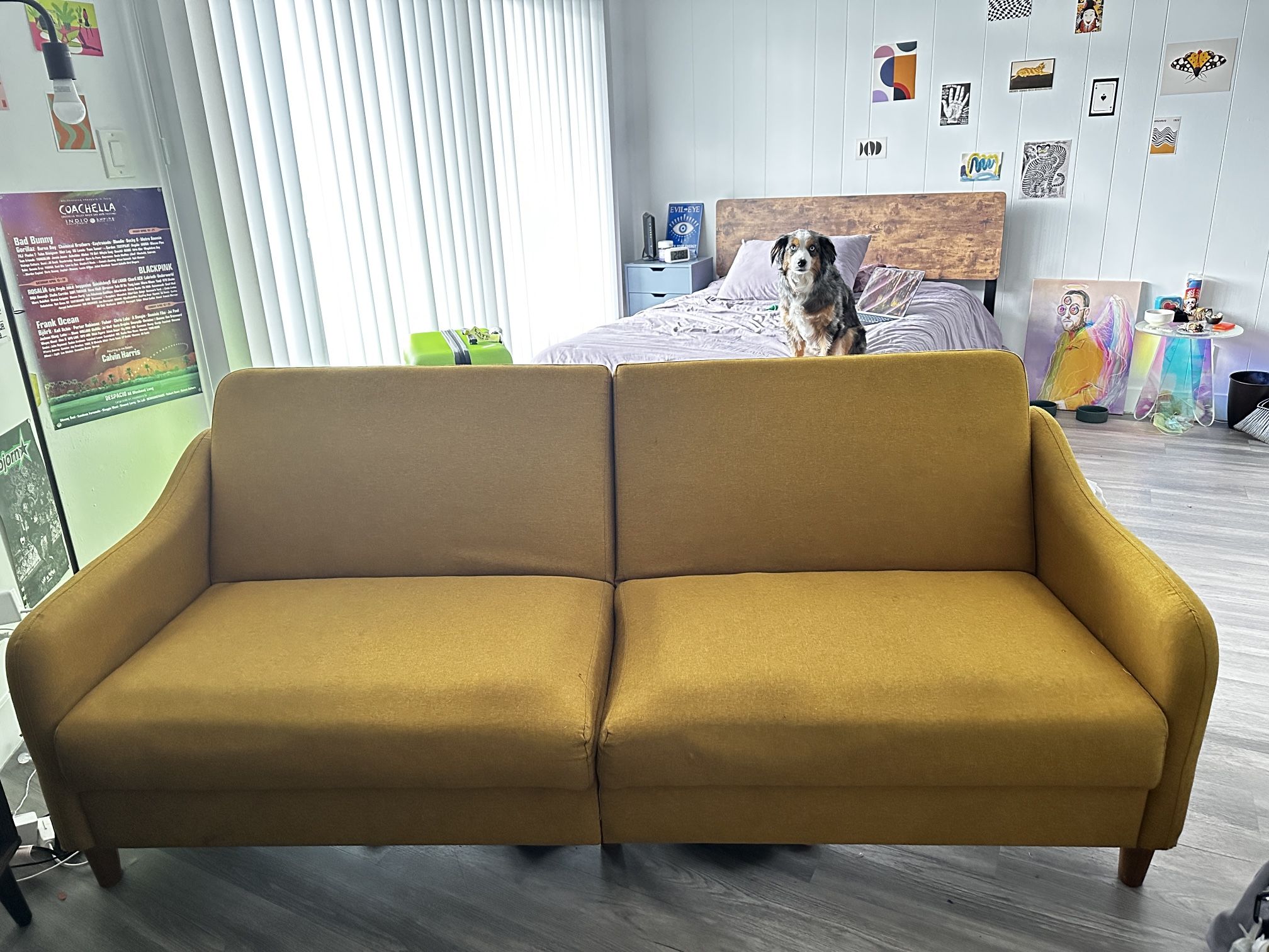 Yellow Couch Futon