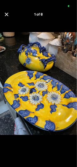 Italian ceramic set