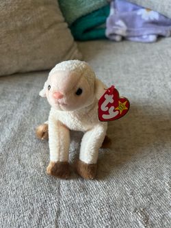 Ty Beanie Babies Ewey Lamb Plush 1999 Retired Vintage