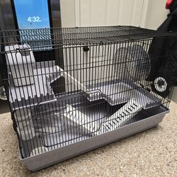 NEW/ ASSEMBLED Multilevel Hamster Cage Starter Kit 22″Lx12″Wx15″H for Single Hamster Under 5″ in