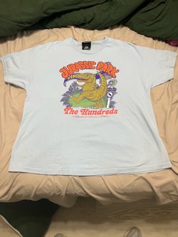 The Hundreds x Jurassic Park collab shirt