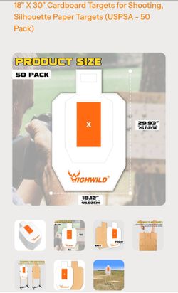 Splatter,cardboard and paper targets