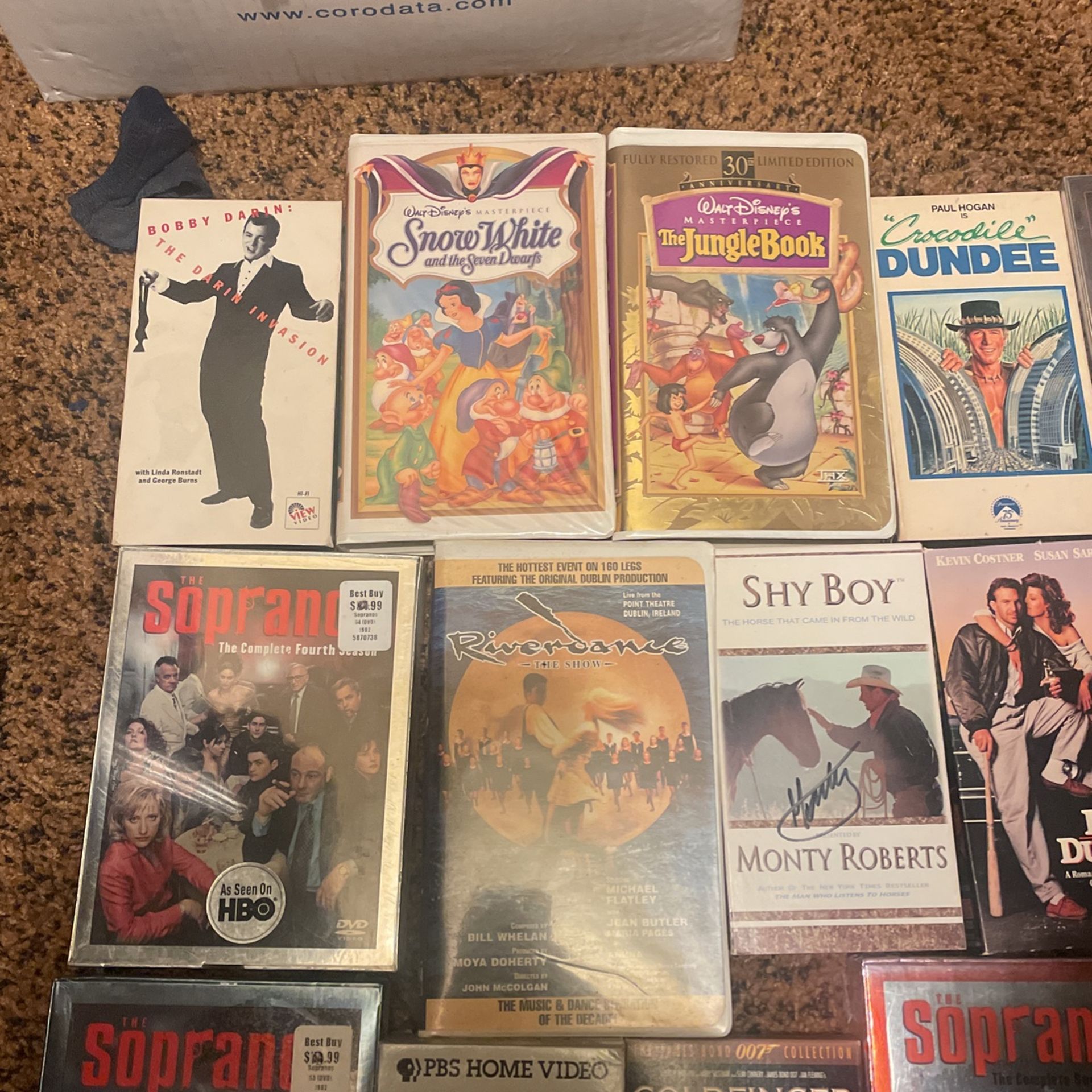 VHS and Dvd