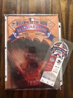 1995 All-Star Game Program and Ticket