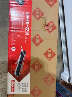 Rubi Speed 72 N 28 in. Tile Cutter with Tungsten Carbide Blade and Replacement Blade