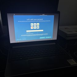 Hp laptop and charger