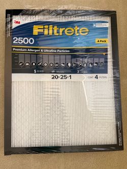 AC filter- Filtrete (series 2500- 20x25x1)