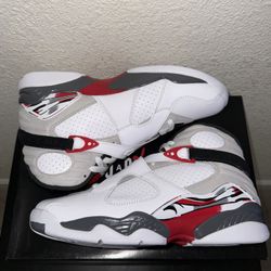 Jordan Air Jordan 8 Retro 2025 Bugs Bunny White/Red/Gray/Black 305381-100 Men's