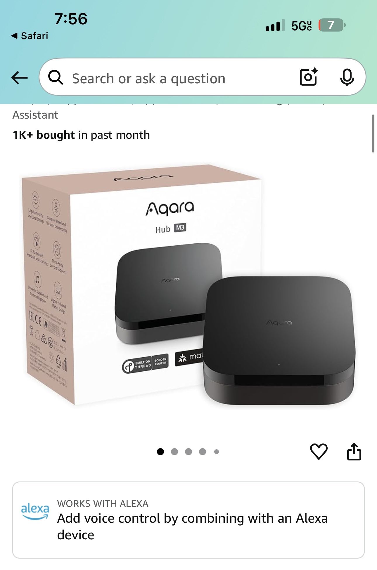 Aqara Smart Home Hub M3 New In Box.