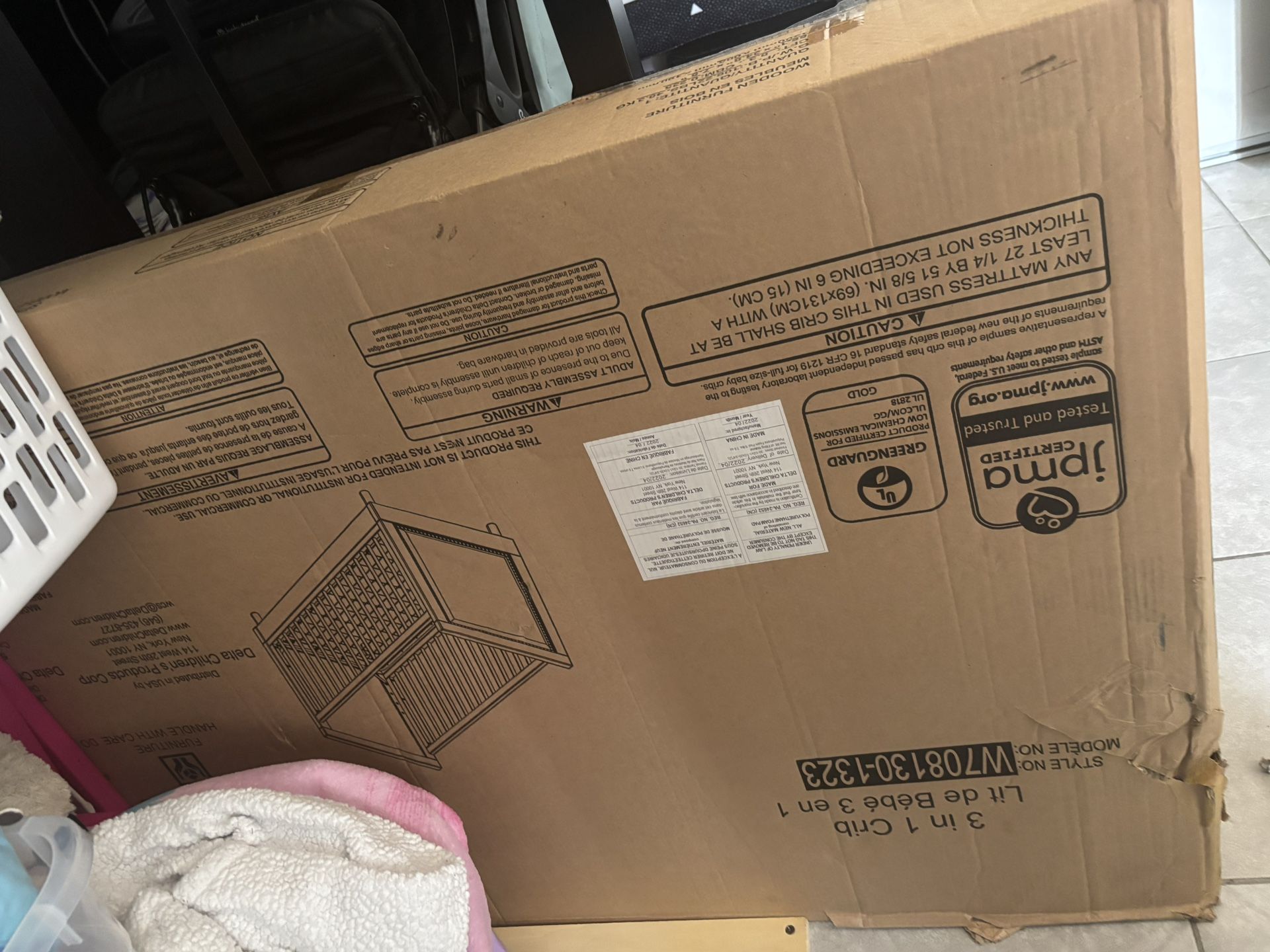 Crib Still In Box Not Opened
