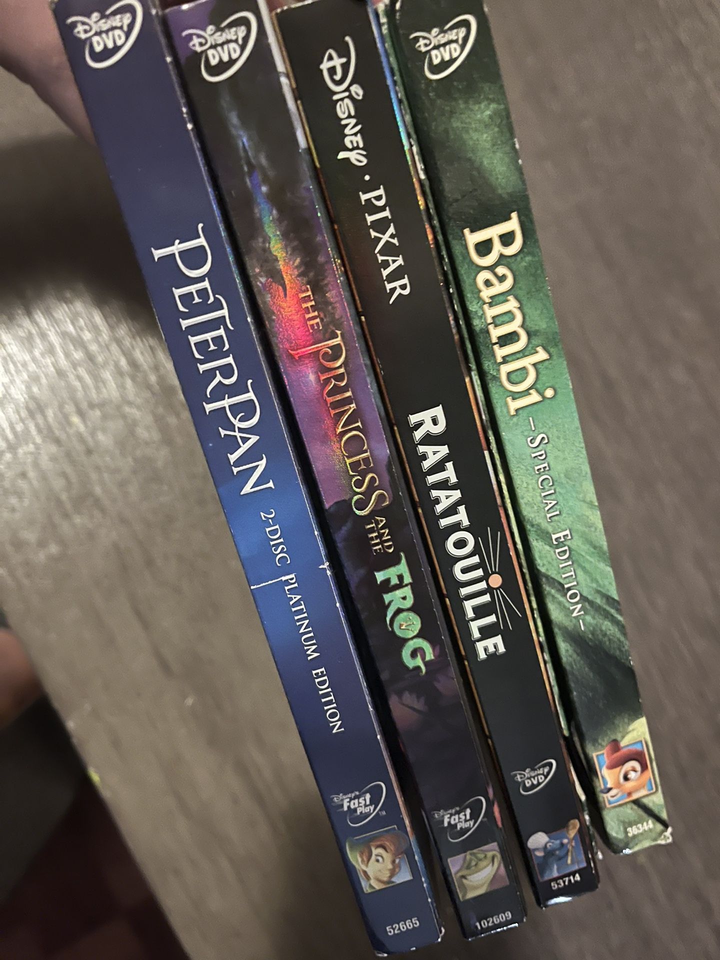 Set Of 4 Disney DVD