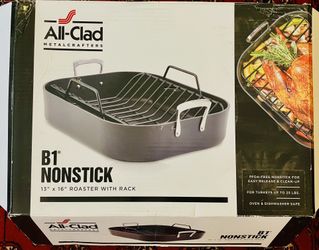 BRAND NEW genuine All-Clad 13”x16”  B1 NON-STICK roaster 