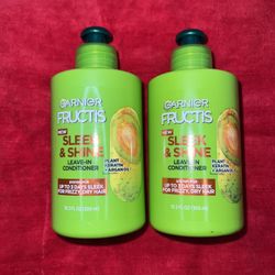 Garnier Fructis Sleek & Shine Leave-In Conditioning Cream: