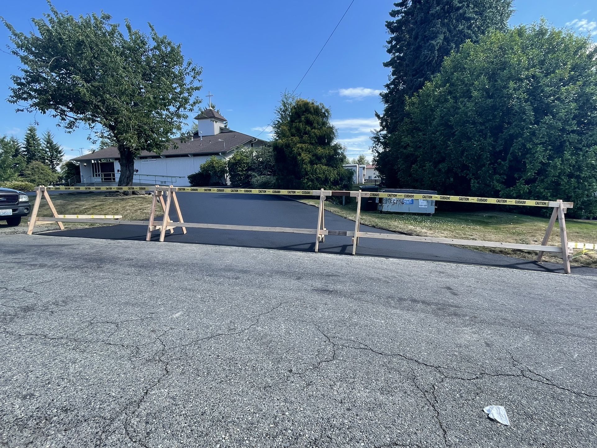 Wood Construction Barricades