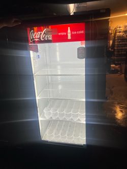 Refrigerator coca coca and monster