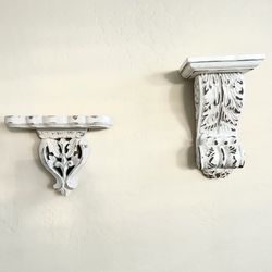 Couple Of Shabby Chic Decorative Shelves
