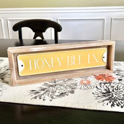 Bumblebee Bee Honeybee Lane Sign Wood Home Decoration