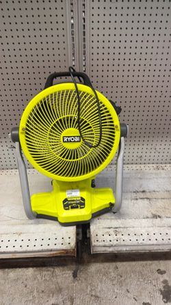 Ryobi fan whisper series with battery only