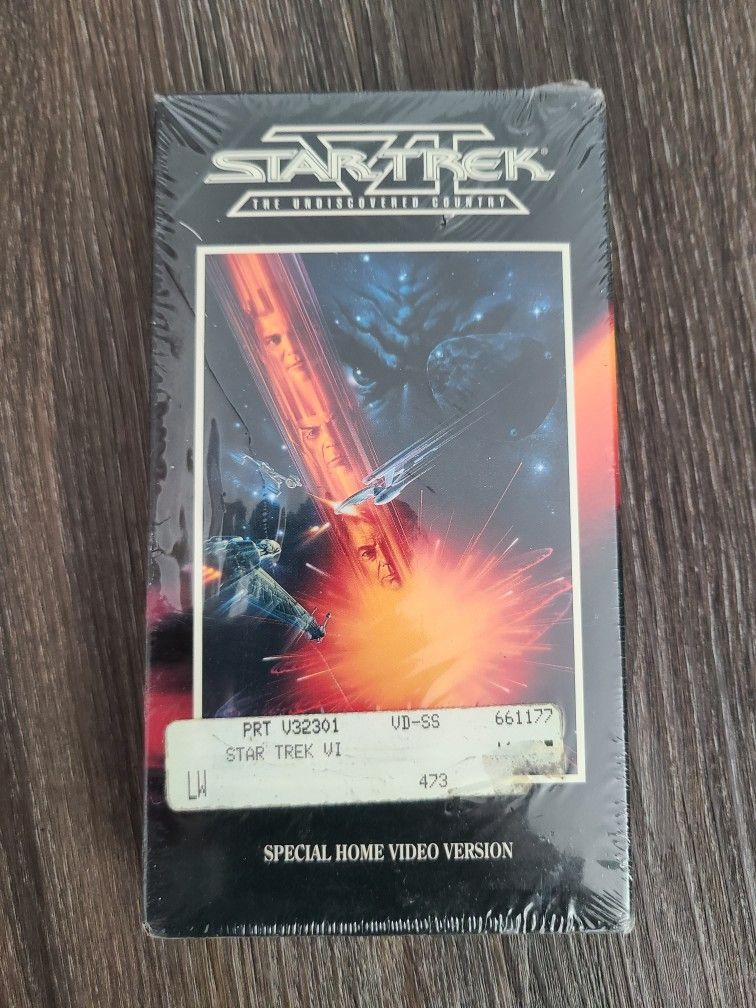 STAR TREK VI THE UNDISCOVERED COUNTRY VHS BRAND NEW FACTORY SEALED HOME VIDEO