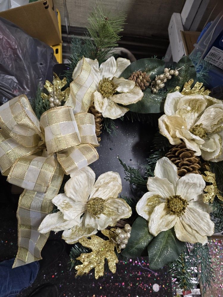 Christmas wreath. $12.00