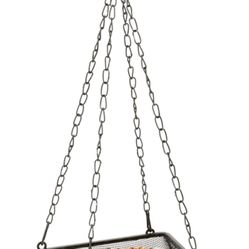 WOSIBO Hanging Feeder Seed Tray, Platform Metal Mesh , Outdoor Garden Decoration for Wild Backyard Attracting Birds