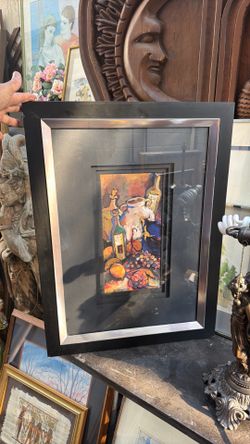 Signed By the artist oil on board 27 by 20