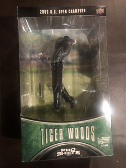 Tiger Woods 2000 US Open Champion Upper Deck Pro Shots Figure