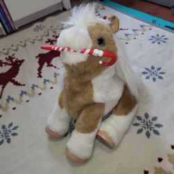 Child Gift - Butterscotch Pony - Moves Head And Ears And Makes Cute Sounds - Opens Mouth Alone