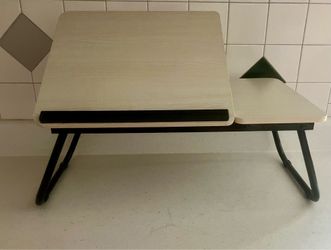 Portable Laptop Table w/ Adjustable Tilt & Foldable Legs