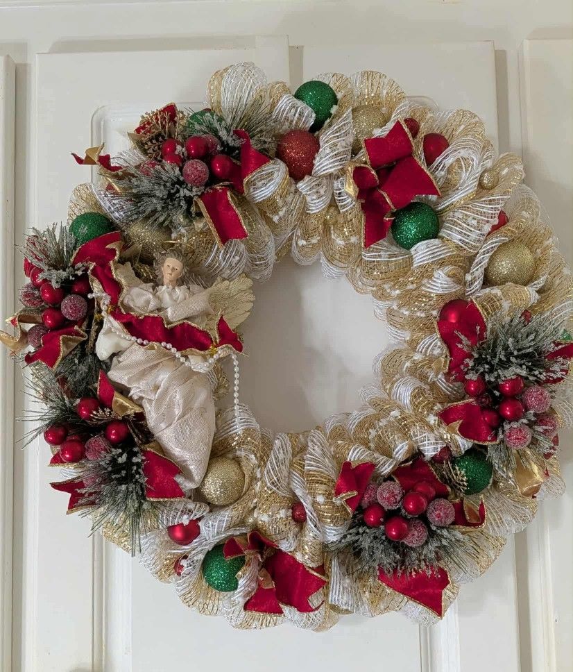 Christmas Angel Wreath 